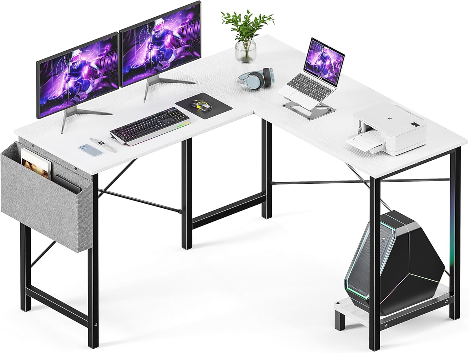 50 Reversible L-Shaped Gaming Desk - HealSmart