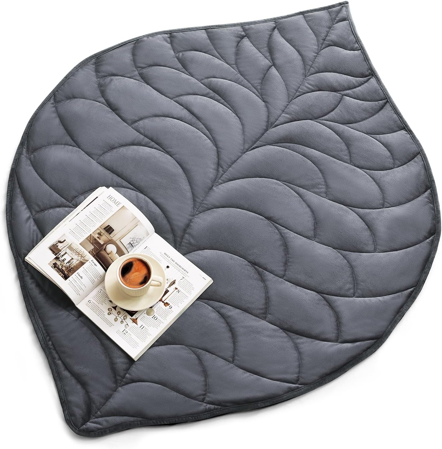 Kaisa Weighted Lap Blanket 7 lbs 41in x 53in for Cozy Relaxation