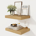 12 Inch Deep Floating Shelves 16 x 12 Rustic Wood Shelf - Thick