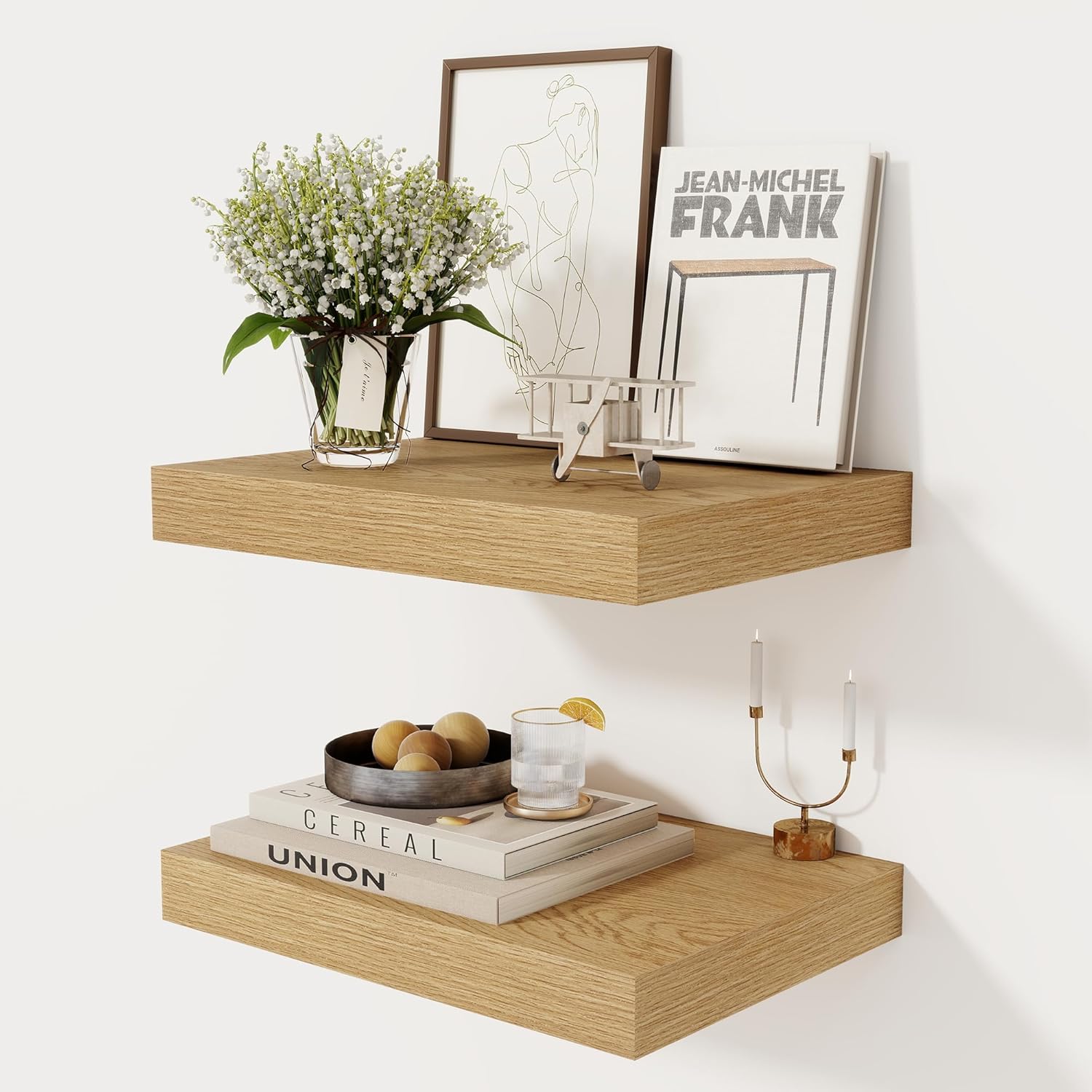 12 Inch Deep Floating Shelves for Home Storage & Display