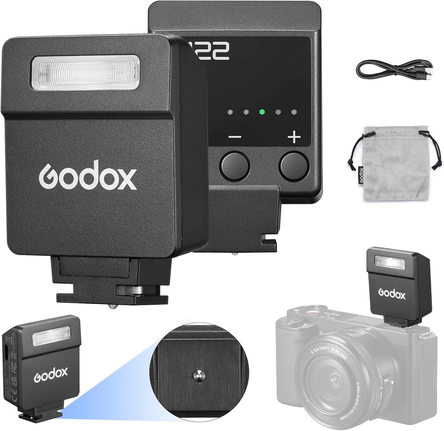Godox iM22 Mini Flash: Compact Power for Stunning Photography