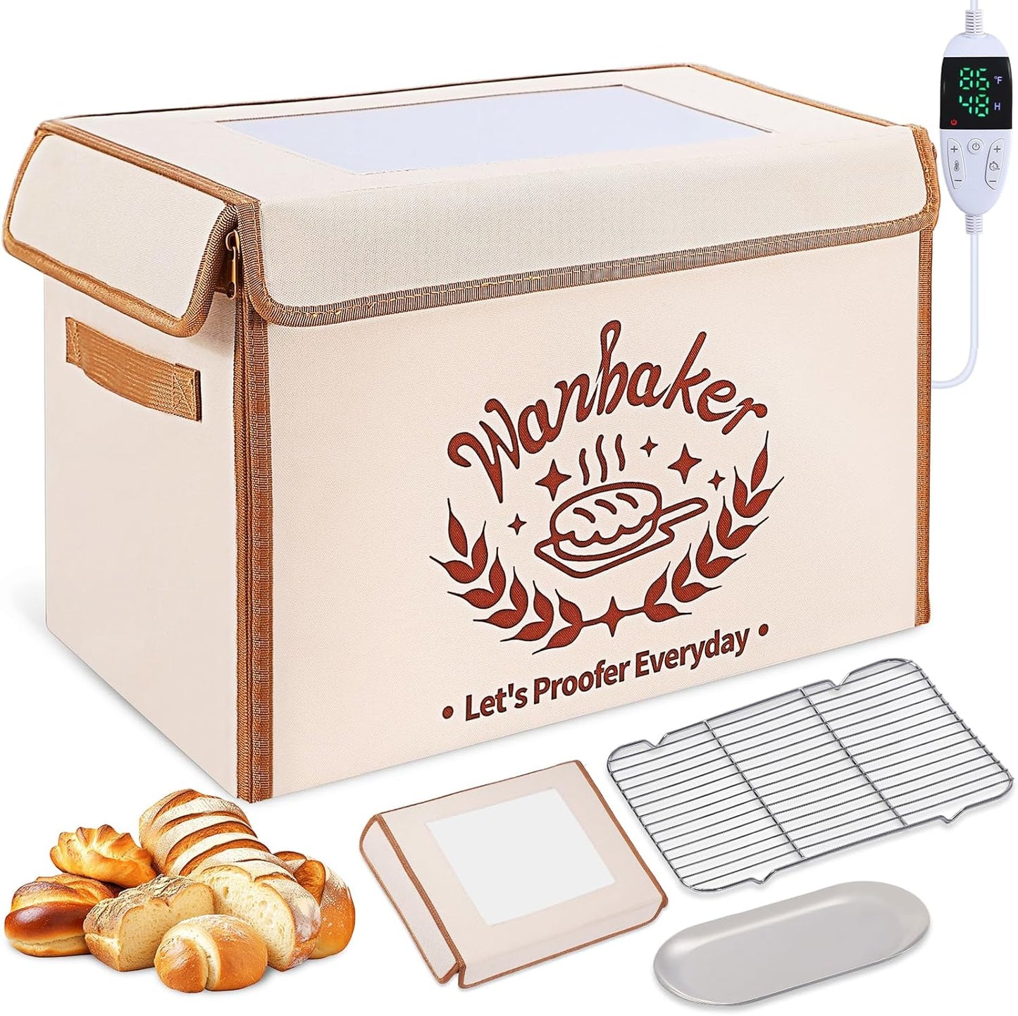 Folding Bread Proofing Box with Temp Control for Perfect Dough
