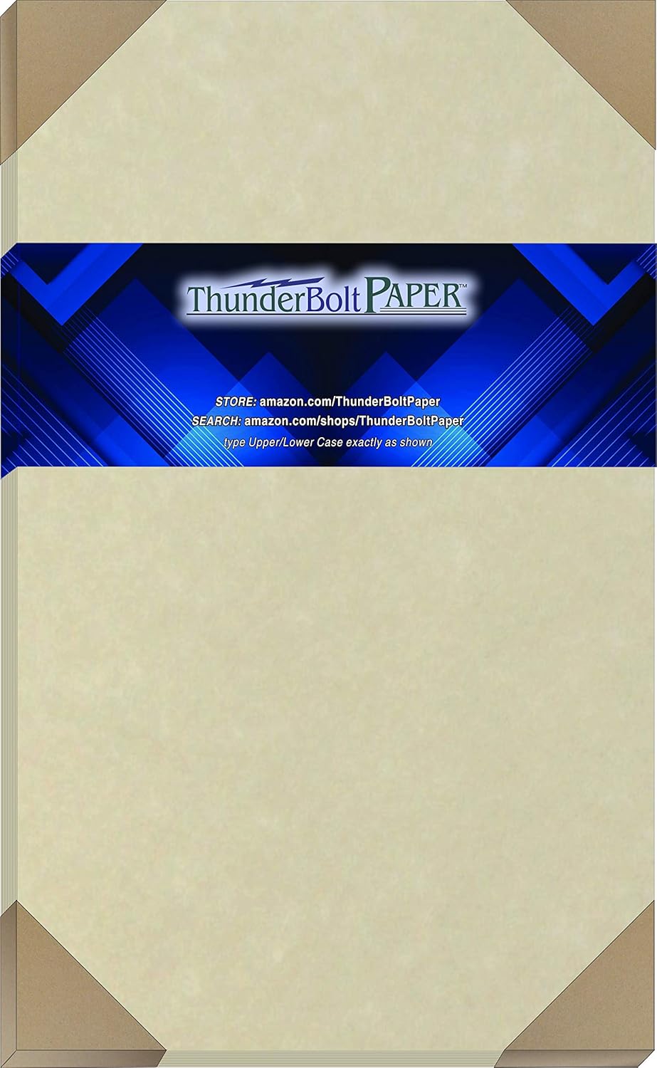 500 Natural Parchment 65lb Cover Paper Sheets for Crafting
