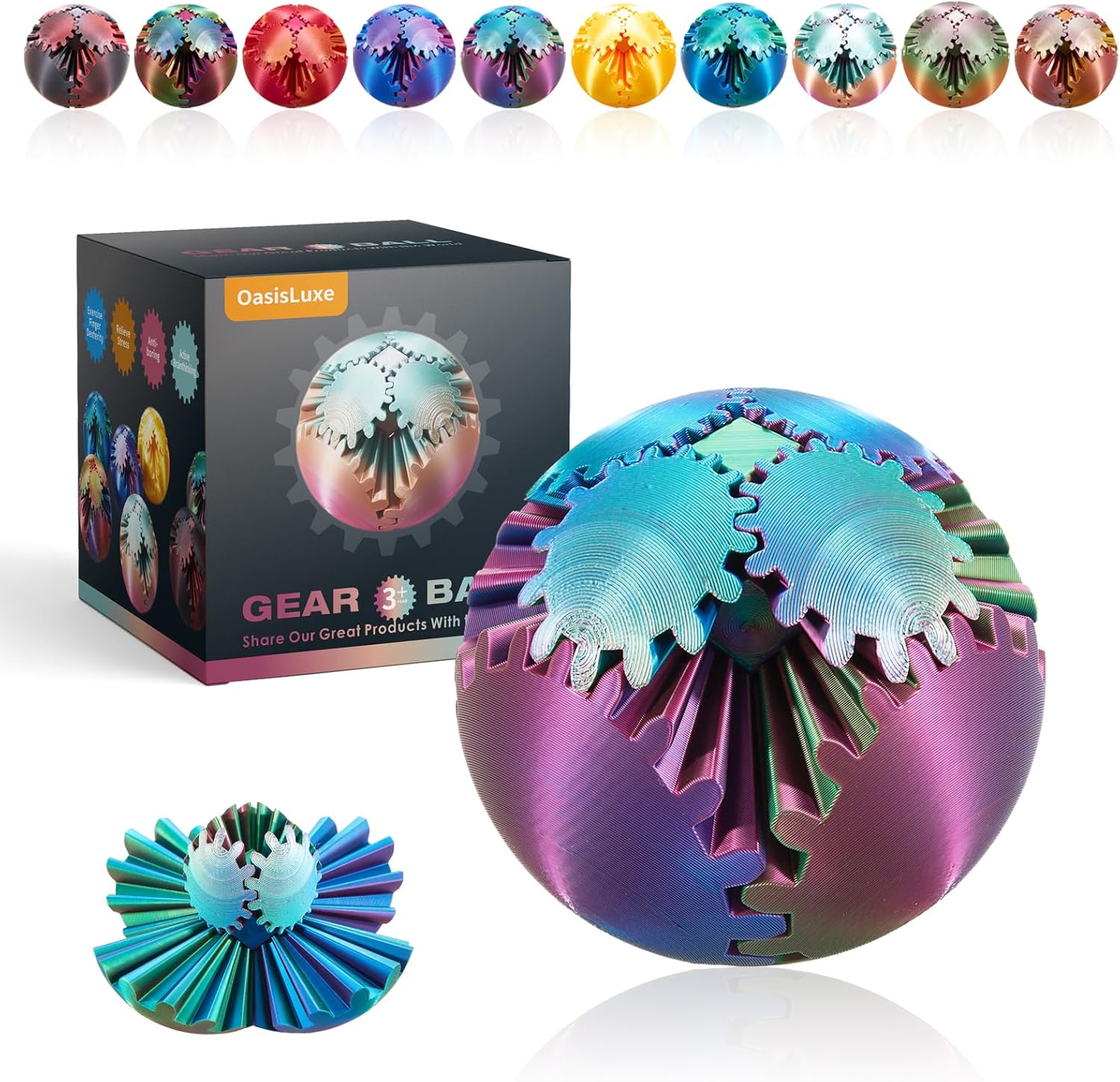 Colorful Stress Relief Fidget Ball