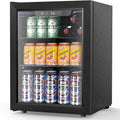 1.7 Cu.ft Beverage Refrigerator Cooler - Compact 68 Can Mini Fridge
