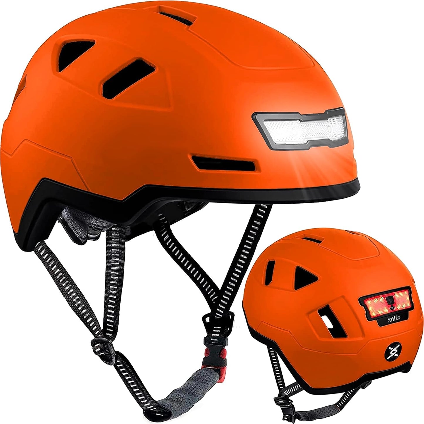 Bike Helmet with LED Lights for Adults - Maximum Safety & Style