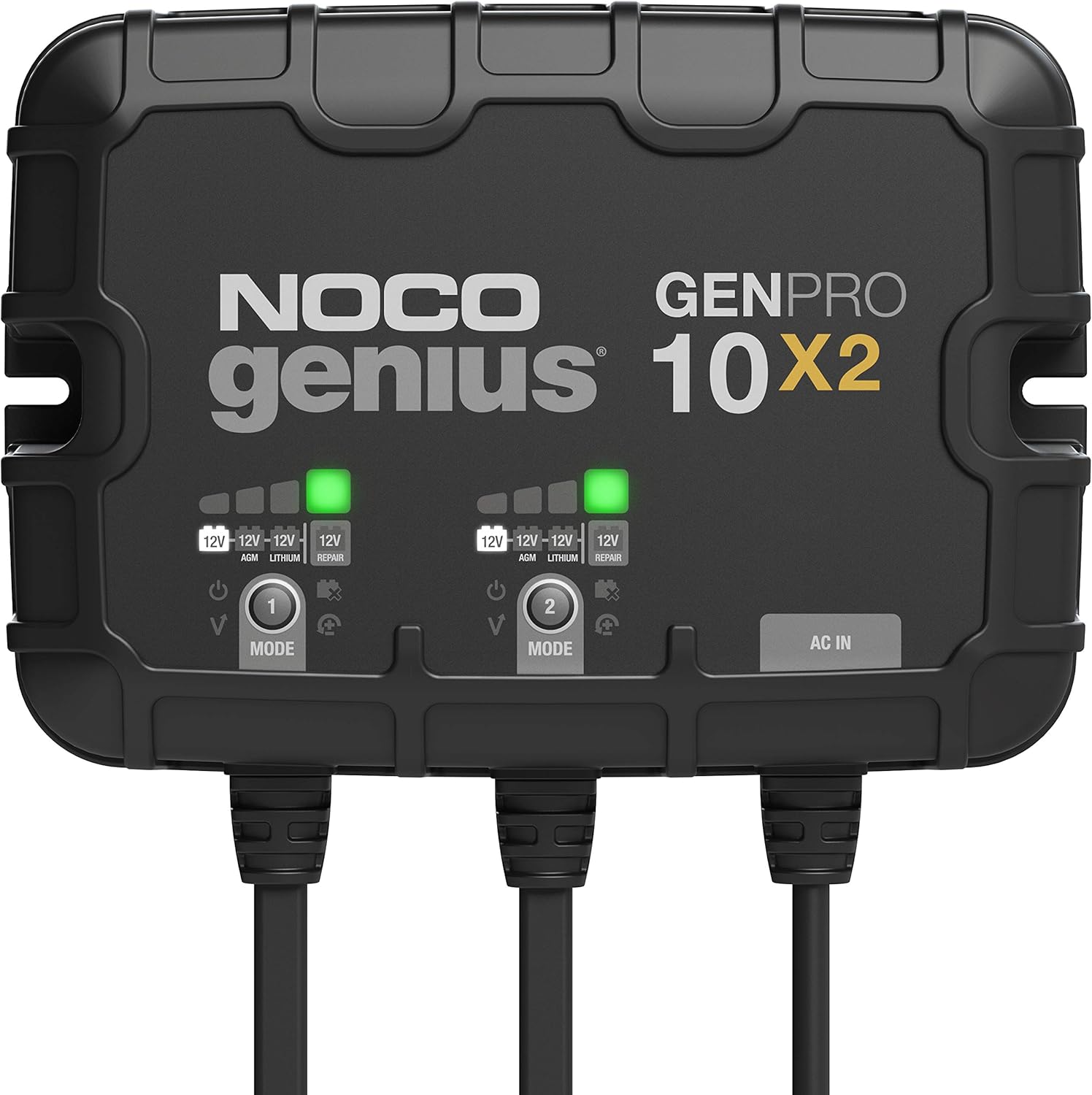 NOCO GENPRO10X2: Dual Bank Smart Boat Charger