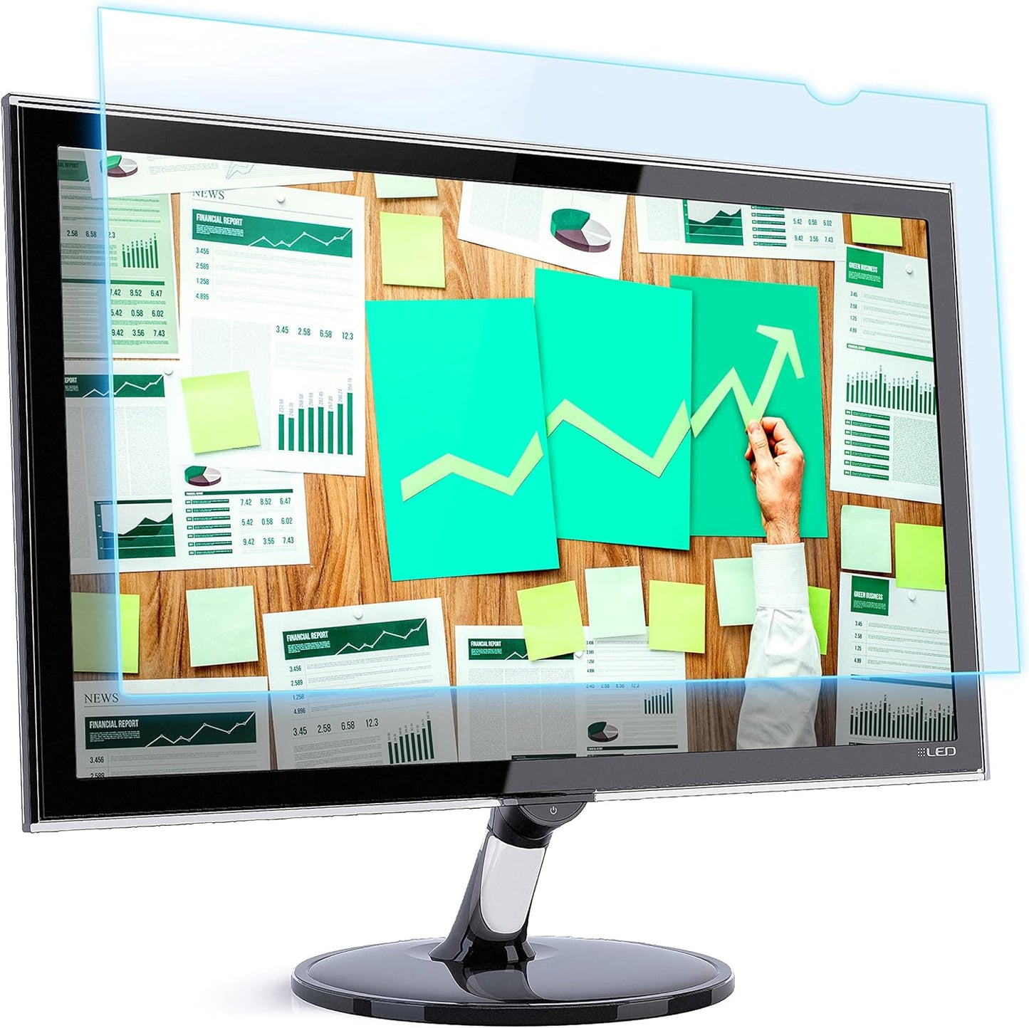 23 inch Blue Light Blocking Screen Protector for Monitors