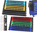 18-Piece Magnetic Socket Holder Organizer Set for Tool Storage