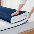 LINSY LIVING 2 in Memory Foam Mattress Topper Queen - Cooling Tencel