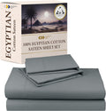 Egyptian Cotton Full Sheet Set - Soft Sateen Luxury