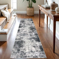 Abstract Runner Rug 2x8 ft Washable Hallway Runner - Modern Look