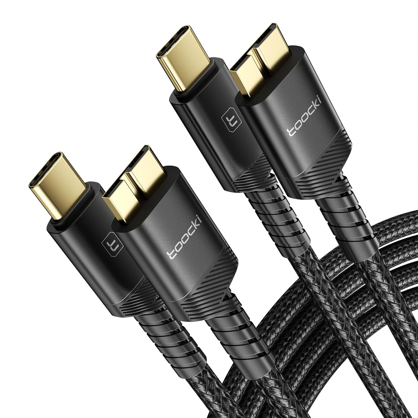 High-Speed 5Gbps Micro B Cable 2-Pack - Samsung Galaxy S5/Note 3, MacBook Air/Pro Compatible