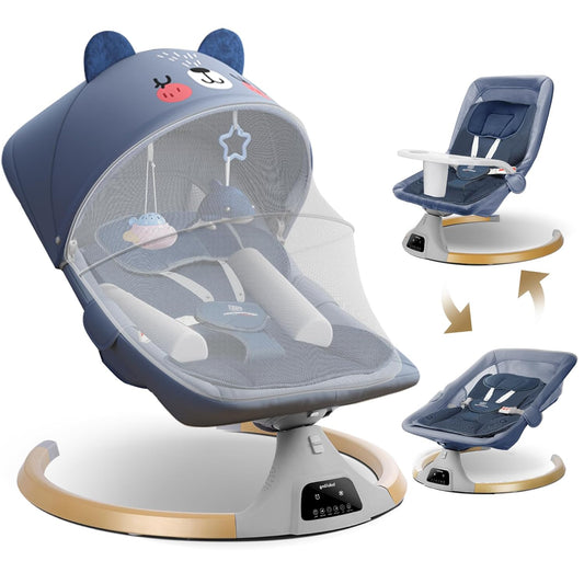 Bolilong 3-in-1 Electric Baby Swing: Soothing Swaying Bliss
