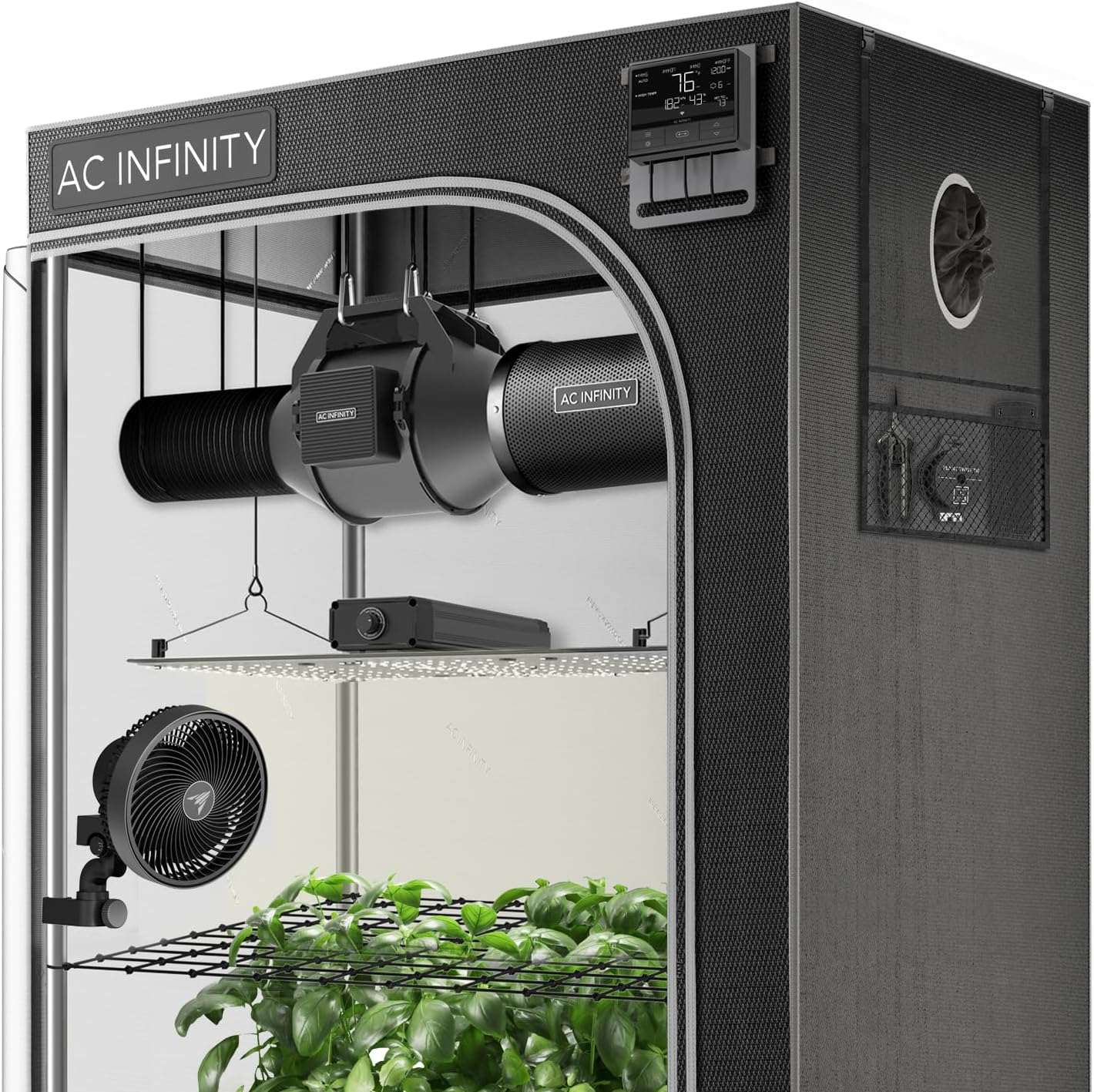 Automated 2x4 WiFi Grow Tent Kit by AC Infinity