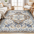 Rugflix 6x9 Area Rug for Living Room - Soft Machine Washable Rug