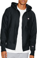 Champion Men's Reverse Weave Full-Zip Hoodie - Classic Durable Comfort