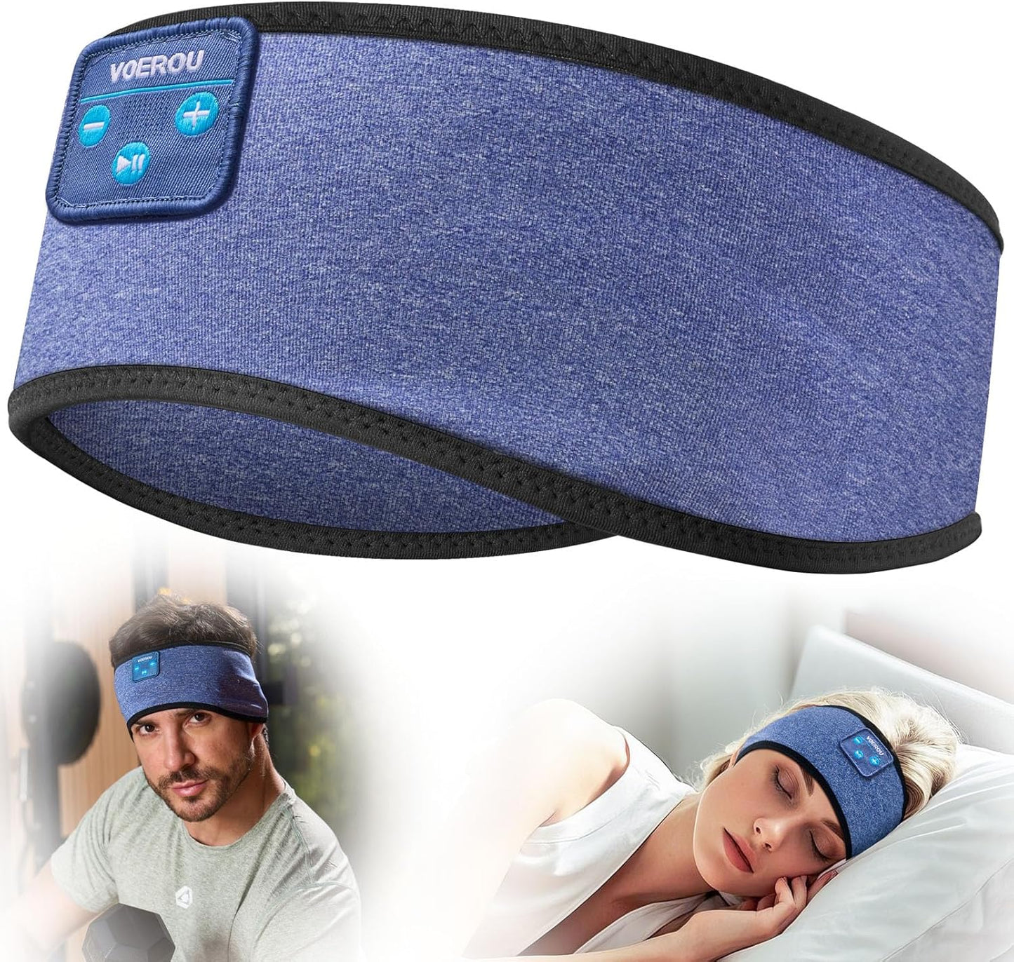 Voerou Sleep Headphones Bluetooth 5.4 for Comfort and Sound