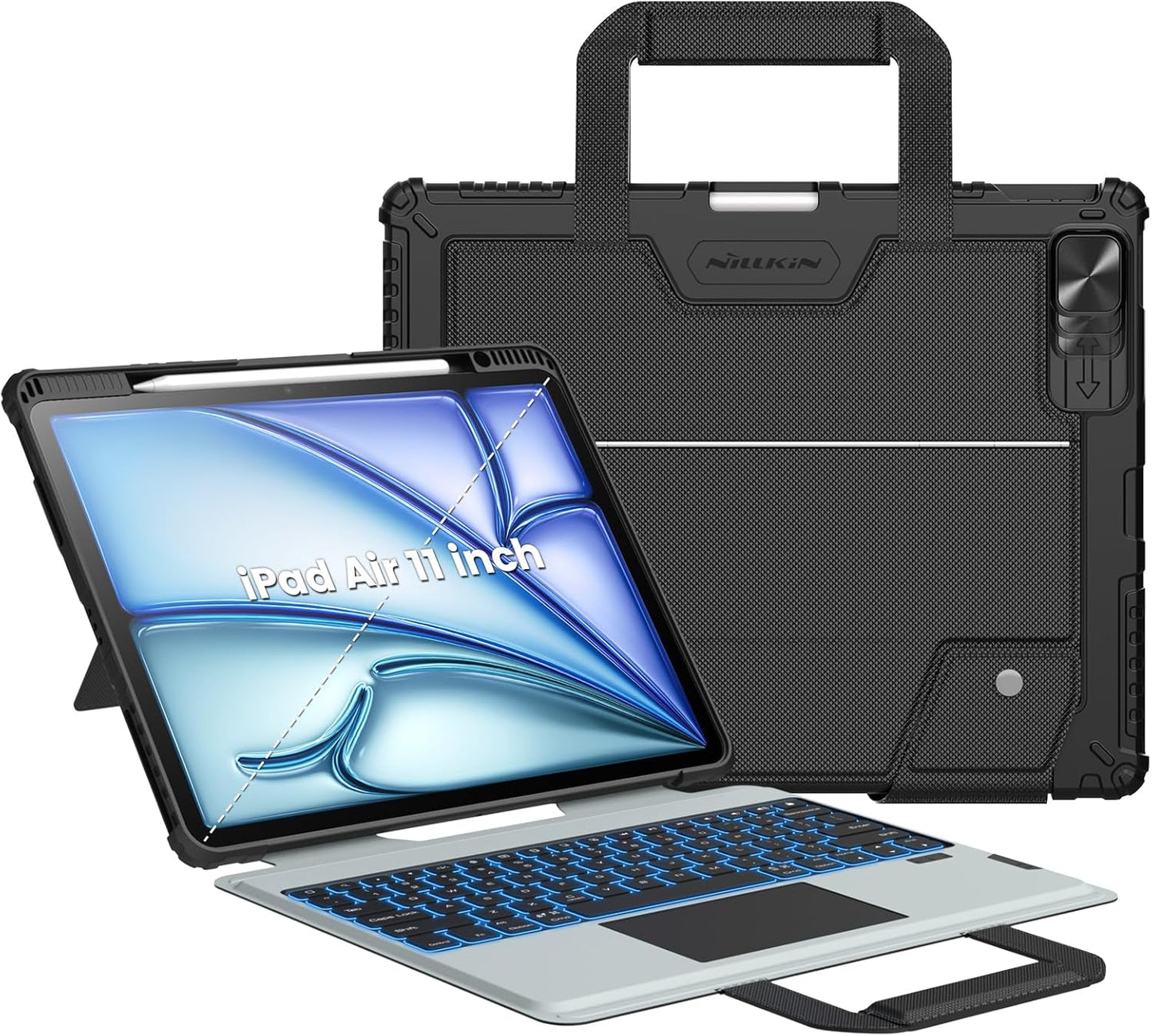 Nillkin Carry Go iPad Air 11-Inch Case with Backlit Keyboard