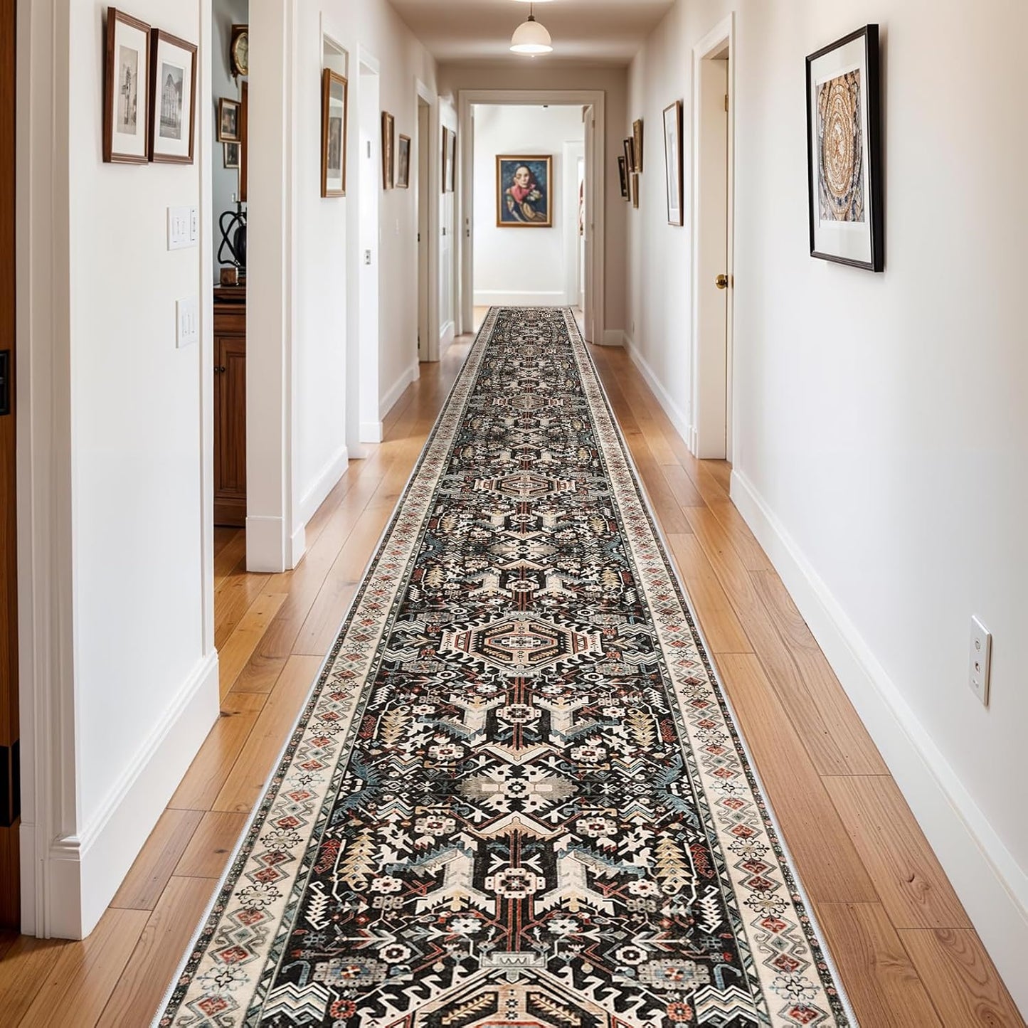 3x20 Runner Rug for Hallway - Soft Non-Slip Distressed Mats