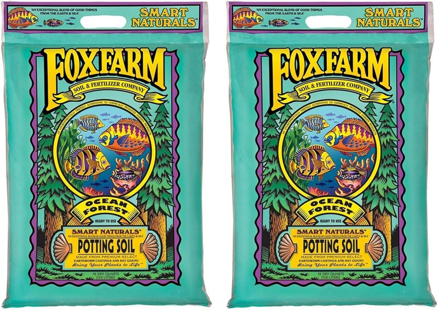 FoxFarm Ocean Forest Potting Soil for Healthy Container Plants