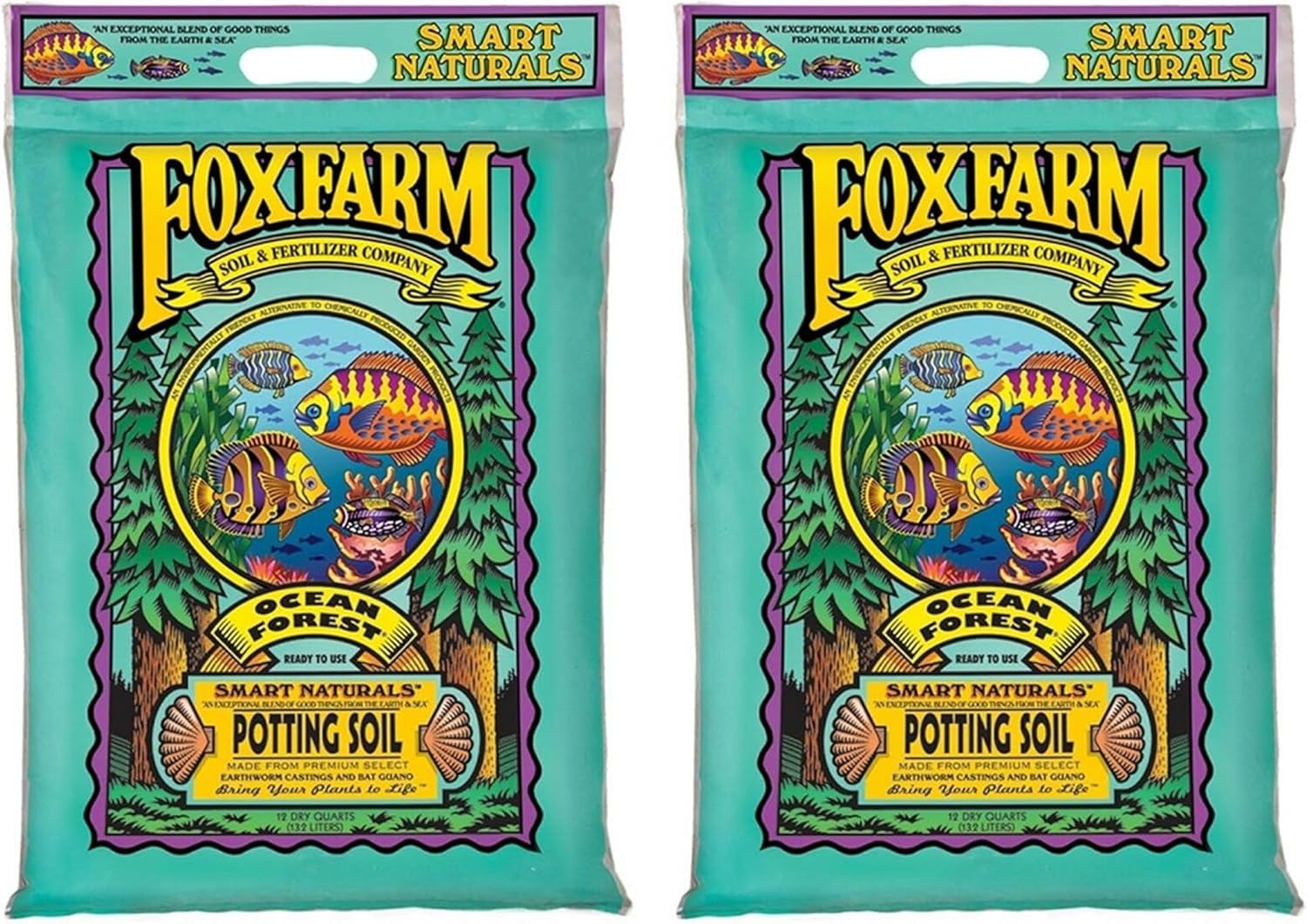 FoxFarm Ocean Forest Potting Soil for Healthy Container Plants