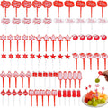 Reusable Christmas Fruit Picks - Fun Lunchbox Sticks