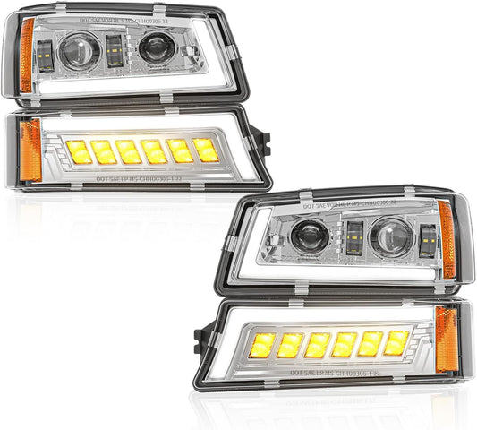 Z-OFFROAD LED Headlights Assembly for 2003-2006 Chevy Models