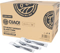 CIAO! 7.3in Black Heavy Weight Polypropylene Forks - Individually