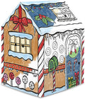 Color-in Gingerbread Playhouse for Kids - Life Size Craft Playhouse