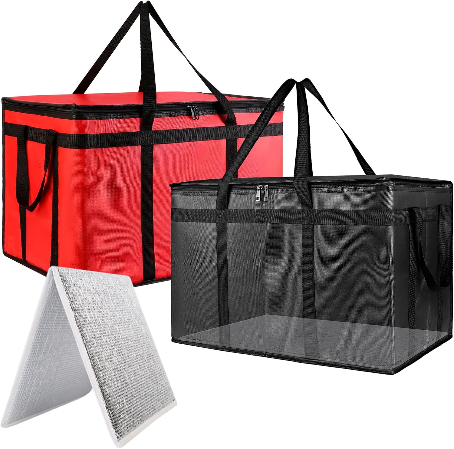XXXL Insulated Food Delivery Bag Set for Hot and Cold Items