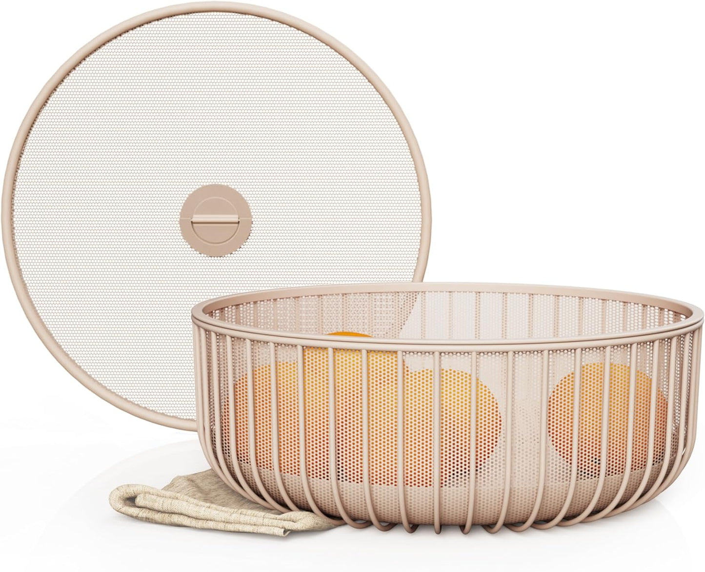 LIBKEN Mesh Fruit Bowl - Organize & Display in Style