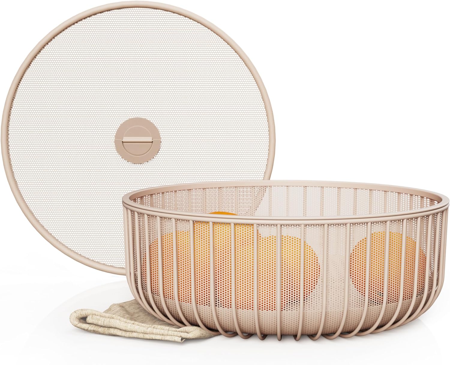 LIBKEN Mesh Fruit Bowl - Organize & Display in Style