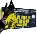 Ensure Black Nitrile Gloves Low Dermatitis 7 Mil - Heavy Duty