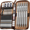 Nicpro 30PCS Silver Metal Mechanical Pencils Set - Artist Drafting Kit