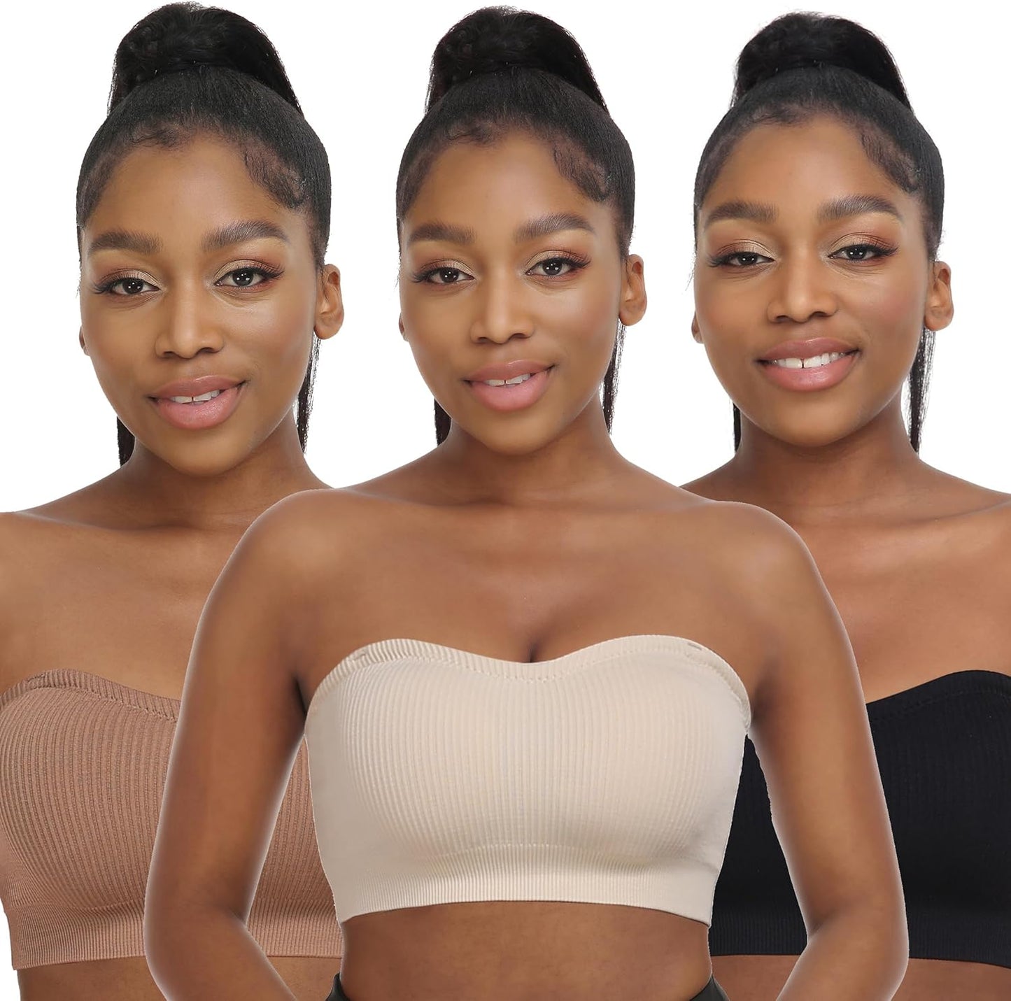 Comfortable Strapless Bras for Women by Zimcti - Non-Slip Design