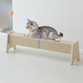 Cat Scratching Post 30 in Horizontal Sisal Scratcher - Stable Design