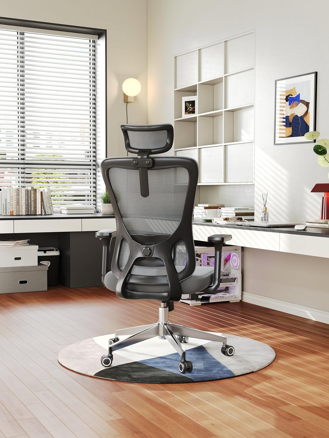 ZYFFHYLAI Ergo Mesh Office Chair - Tilt Lock, 400LBS Capacity