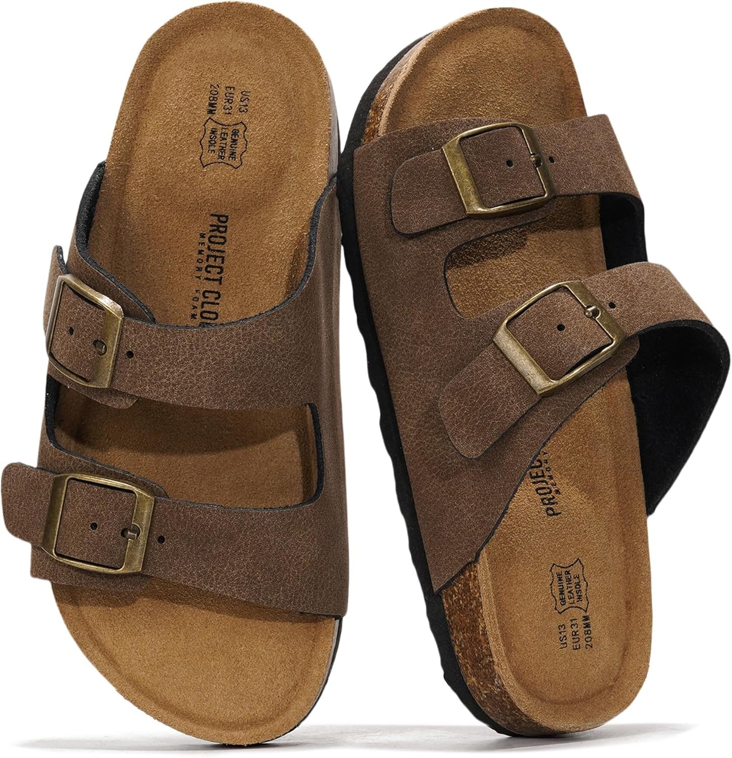 Project Cloud Genuine Leather Slides for Kids - Summer Fun Sandals