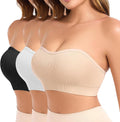 Strapless Bras for Women Non-Slip Padded Bandeau Bra - Stay Put