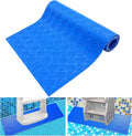 Protective Pool Ladder Mat - Non-Slip Blue Step Pad 45 in x 45 in