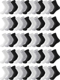 100 Pairs Mens Moisture Wicking Ankle Socks Bulk Pack - Practical