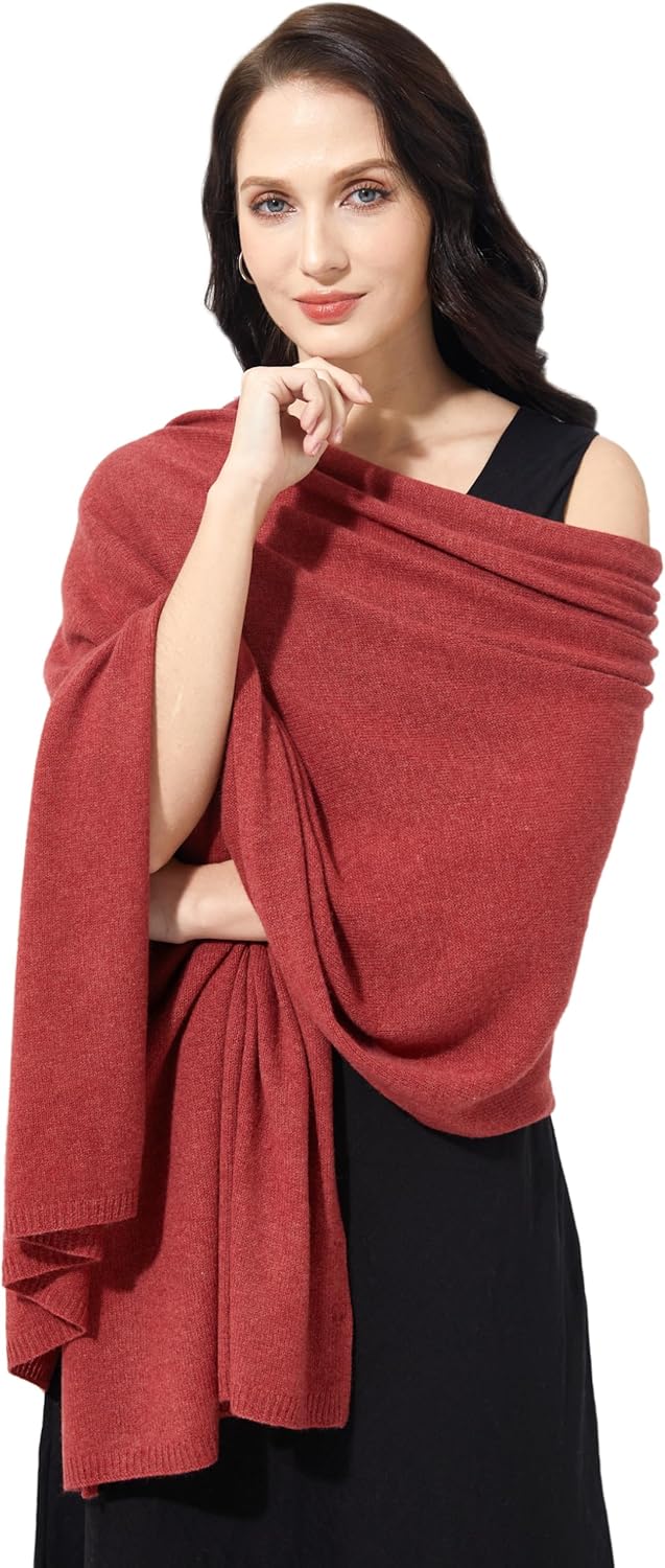 Soft Cashmere Blend Wrap Chic Scarf for Women Travel Accessory