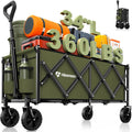 34ft Extra Long Collapsible Wagon Cart - Lightweight 120L Capacity