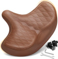Wide Bicycle Seats for Comfort Men & Women - Extra Soft Padded