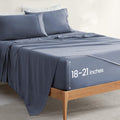 SLEEP ZONE Extra Deep Pocket King Sheet Set 4 Piece - Super Soft