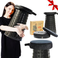 Collapsible Telescoping Stool 19.7in with Memory Foam Cushion - Heavy