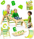 Pikler Triangle Climbing Set - 11-in-1 Indoor Jungle Gym