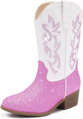 Cowboy Boots for Girls Pointed Toe Kids Cowgirl Boots - Comfortable