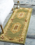Unique Loom Versailles Collection Floral Motif Area Rug Runner